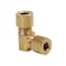 Thrifco Plumbing No. 65-C 1/4 Inch Lead-Free Brass Compression 90 Elbow 4401070 - alternate 1